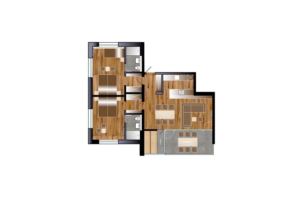 Λlpstern - Silvretta Card Premium Betrieb Apartment Galtür Exterior foto